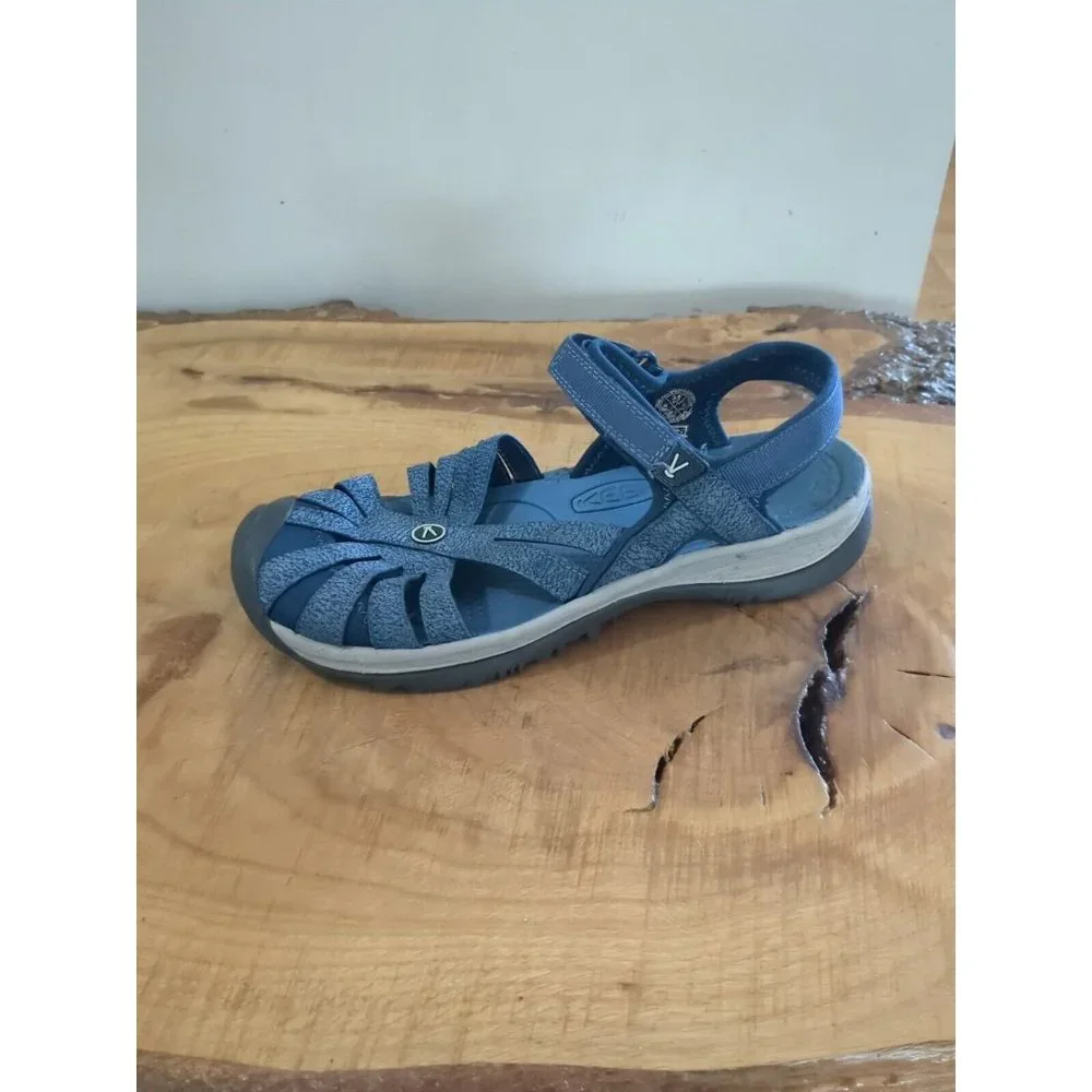 Womens Keen “Rose” Sport Sandals Hiking Sandals Shoes Blue Size 9.5 - Picture 8 of 10